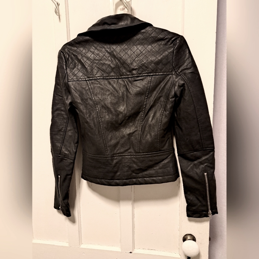 Polly Moto Jacket Vegan Leather (6) - Picture 2 of 2
